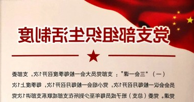 党支部组织生活制度